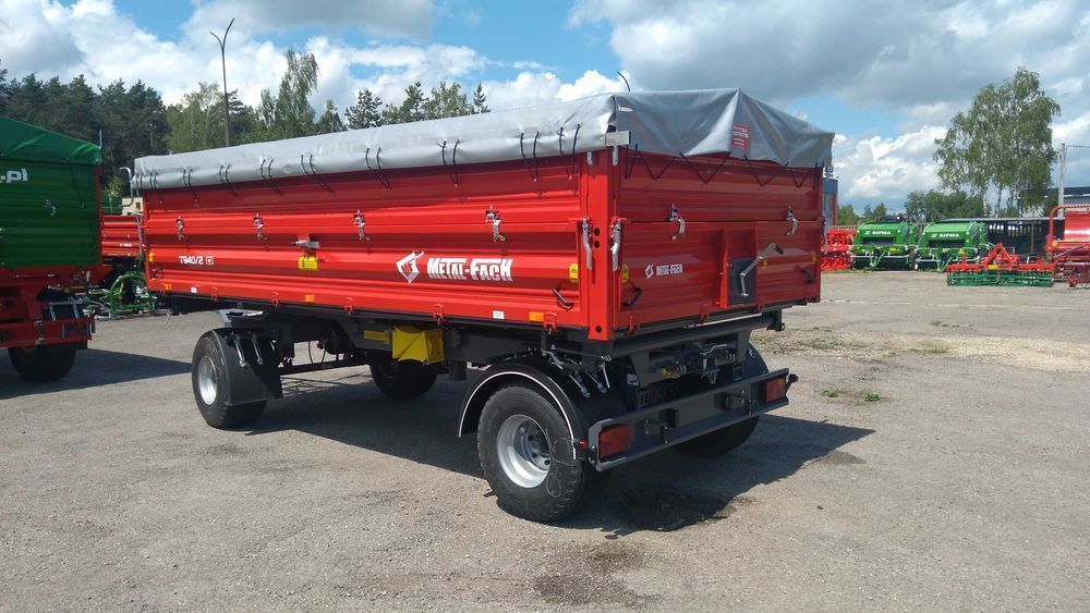 Przyczepa paletowa dwuosiowa long Metal- Fach T940/2, 6 ton OD RĘKI