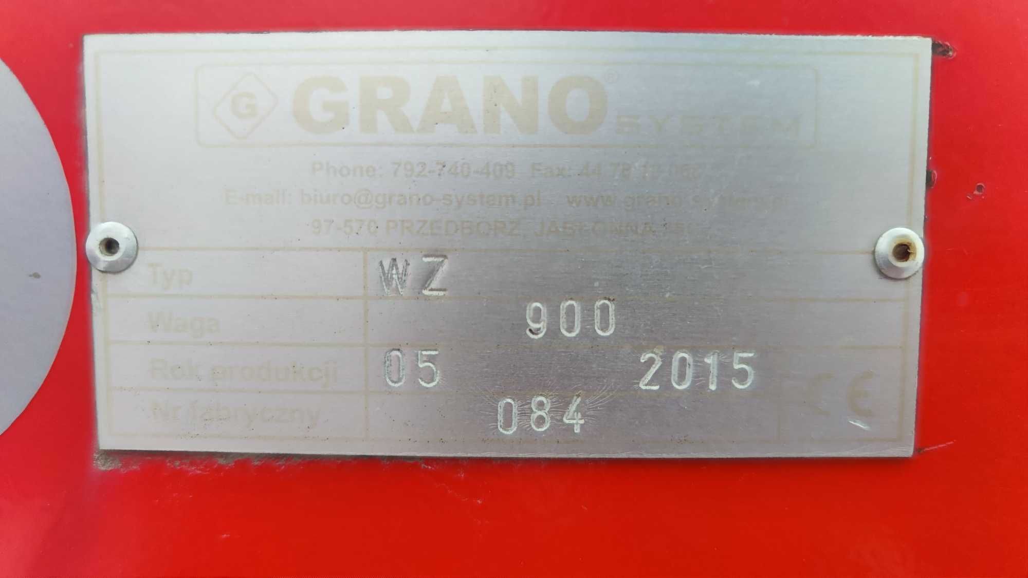 Brona talerzowa Grano Shark 3.5 SHC - wózek koła dyszel 3,5 m