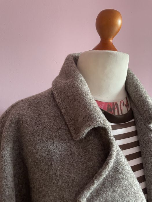 Cudna ciepła kamizelka w kolorze fango 42/44/46 oversize