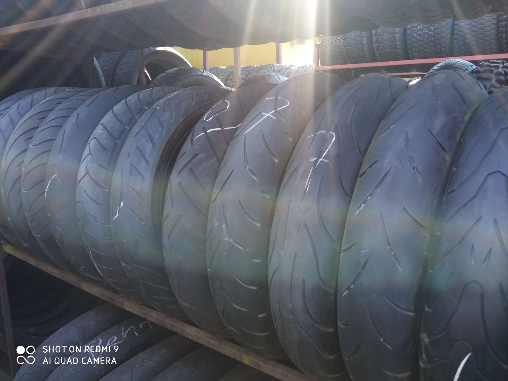 120/70R17 Opony używane do motocykli