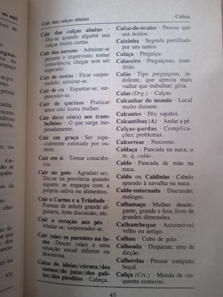 Dicionário de Calão 
Eduardo Nobre