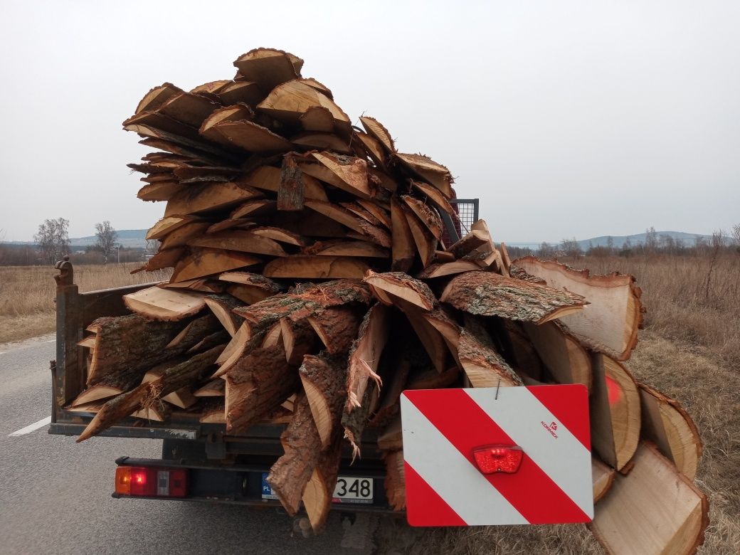 Drewno Kominkowe Drzewo  suche 2 lata sezonowane.Zrzyny deb i Sosnowe