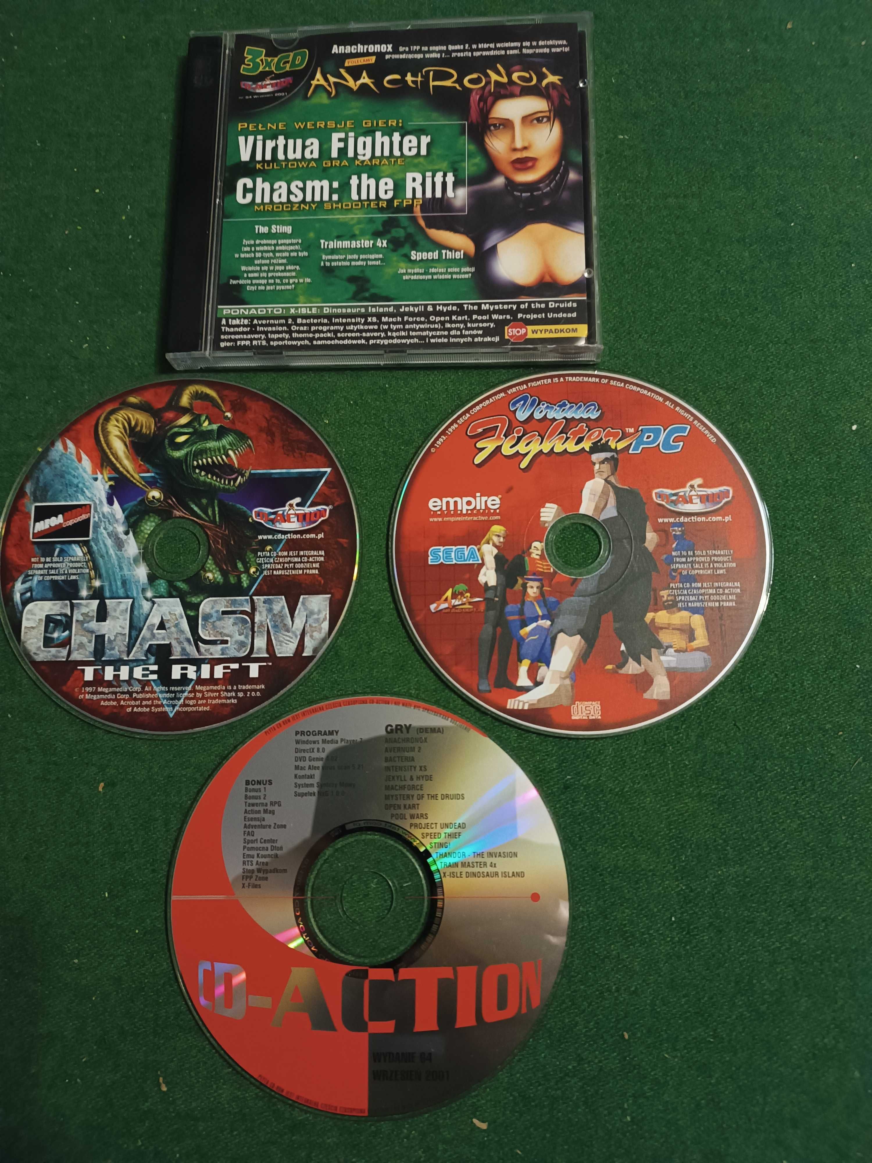 CD Action - Virtua Fighter / Chasm: the Rift