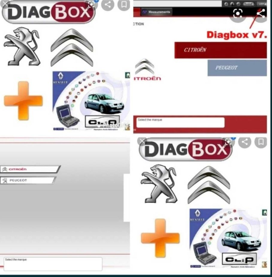 Diagnóstico  codificação inicialização para PSA/BMW/MB/VW/Multimarcas