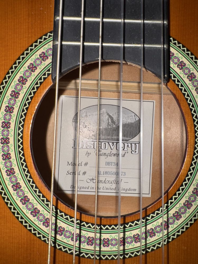gitara klasyczna dla dzieci wraz z pokrowcem