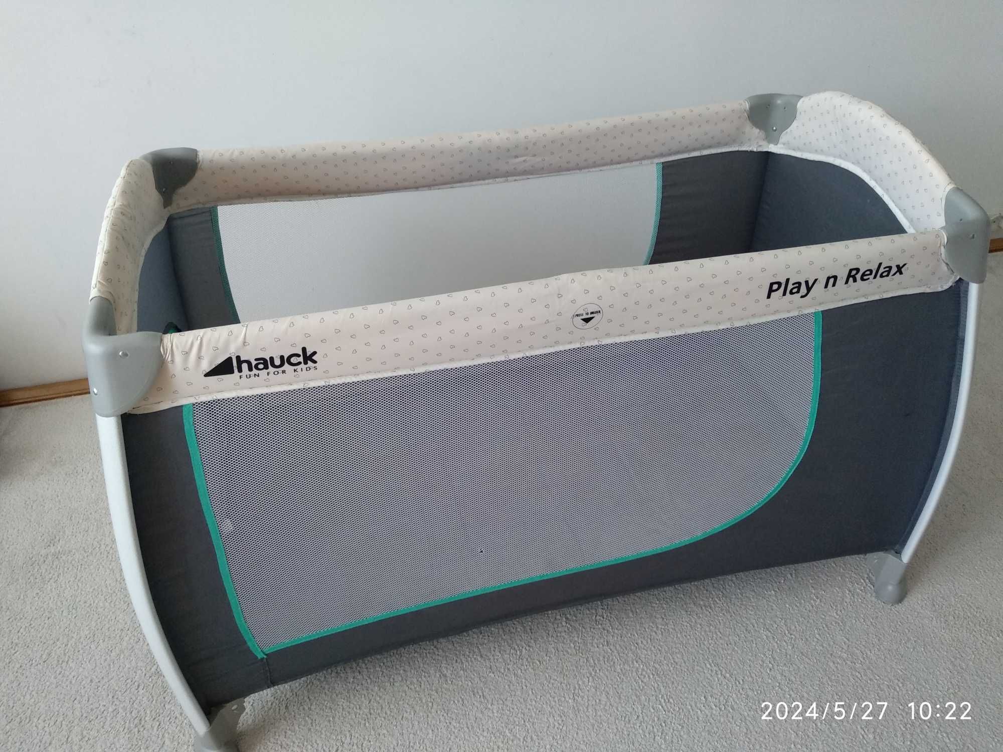 Łóżeczko turystyczne Kojec Hauck Play n Relax gratis materac