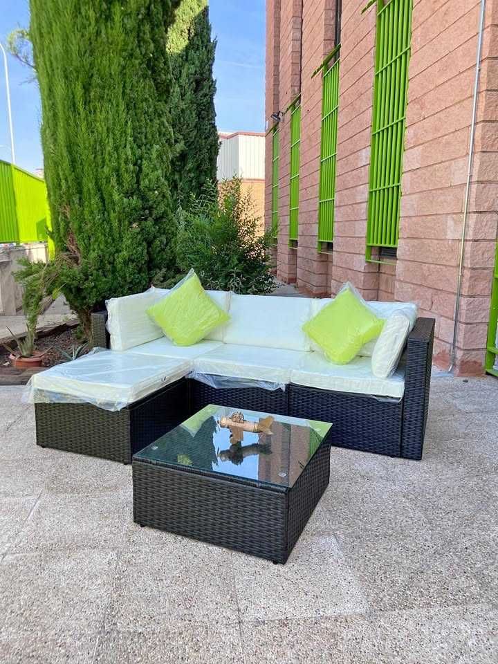 barato chaiselongue e mesa novo área externa envio gratis