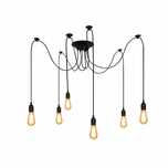 Lampa sufitowa wisząca Pająk 6 kabli