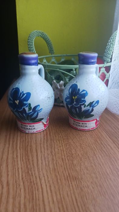 Dwa ceramiczne pojemniczki antyki