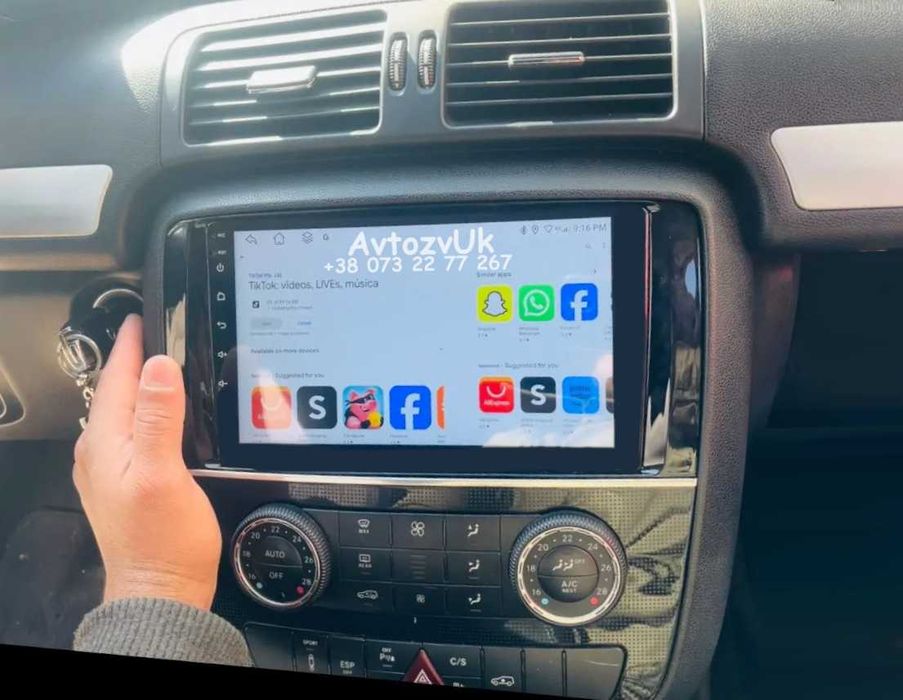 Магнитола Mercedes Benz ML 320 w163 w251 R320 w210 w140 w124 Android