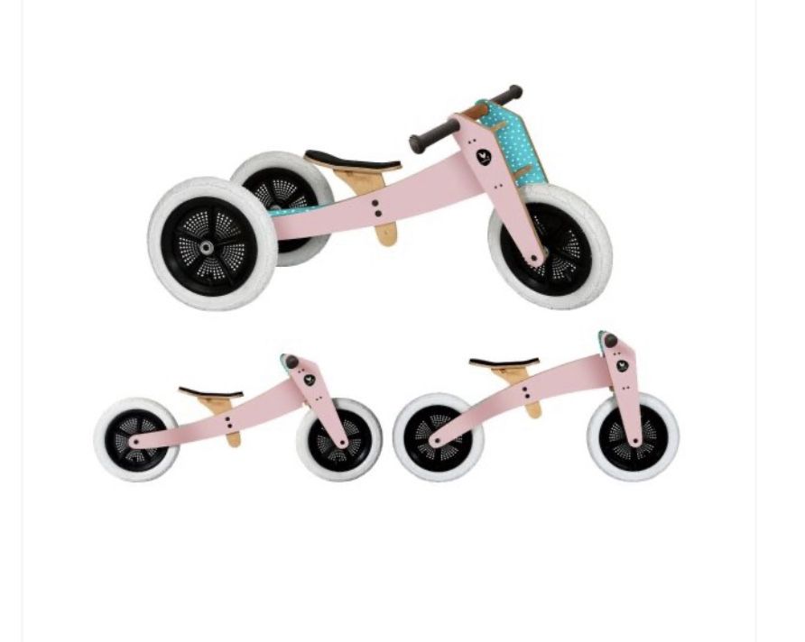 Rowerek biegowy Wishbone 3w1 Original Pink