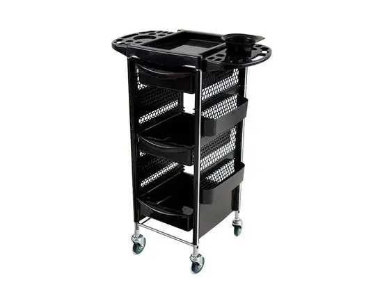 Barbeiro Trolley e plástico beleza e de metal