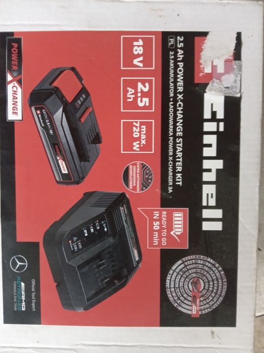 Einhell +  bateria i ładowarka