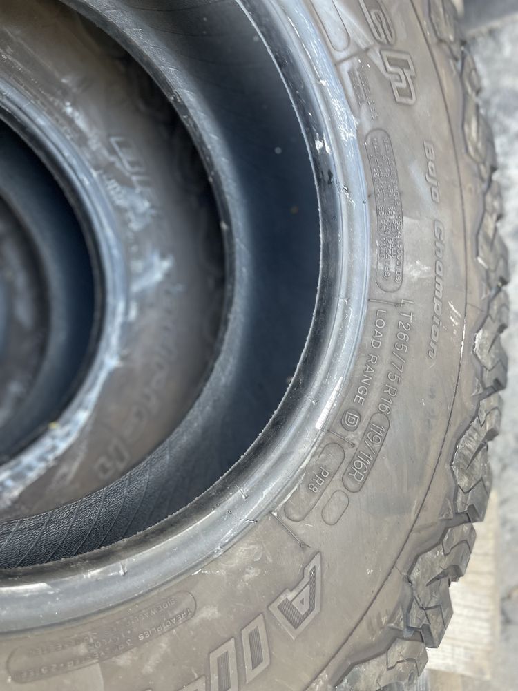 BFGoodrich All Terrain T/A 265/75r16 комплект склад болото