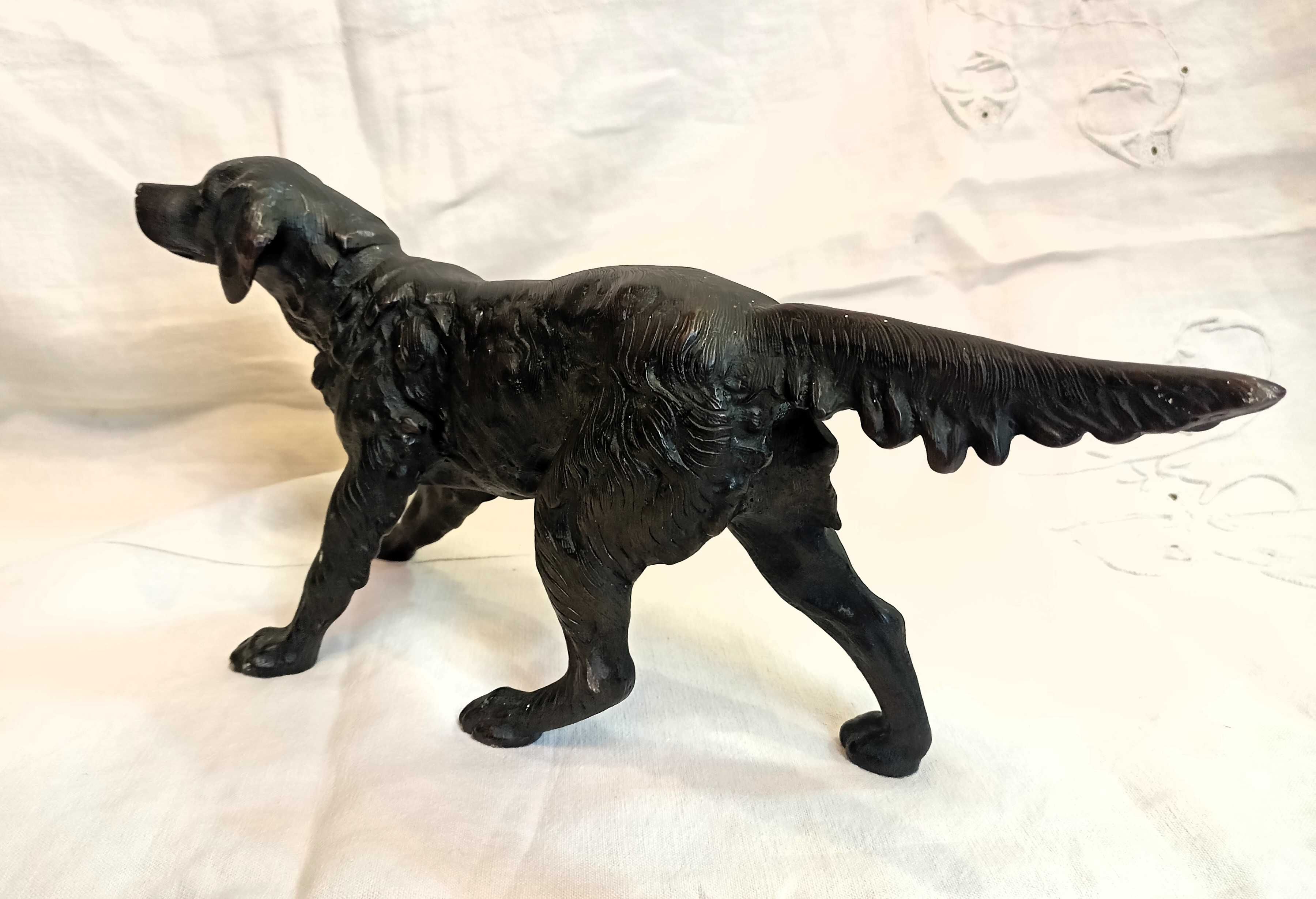 Escultura Cão Setter Bronze