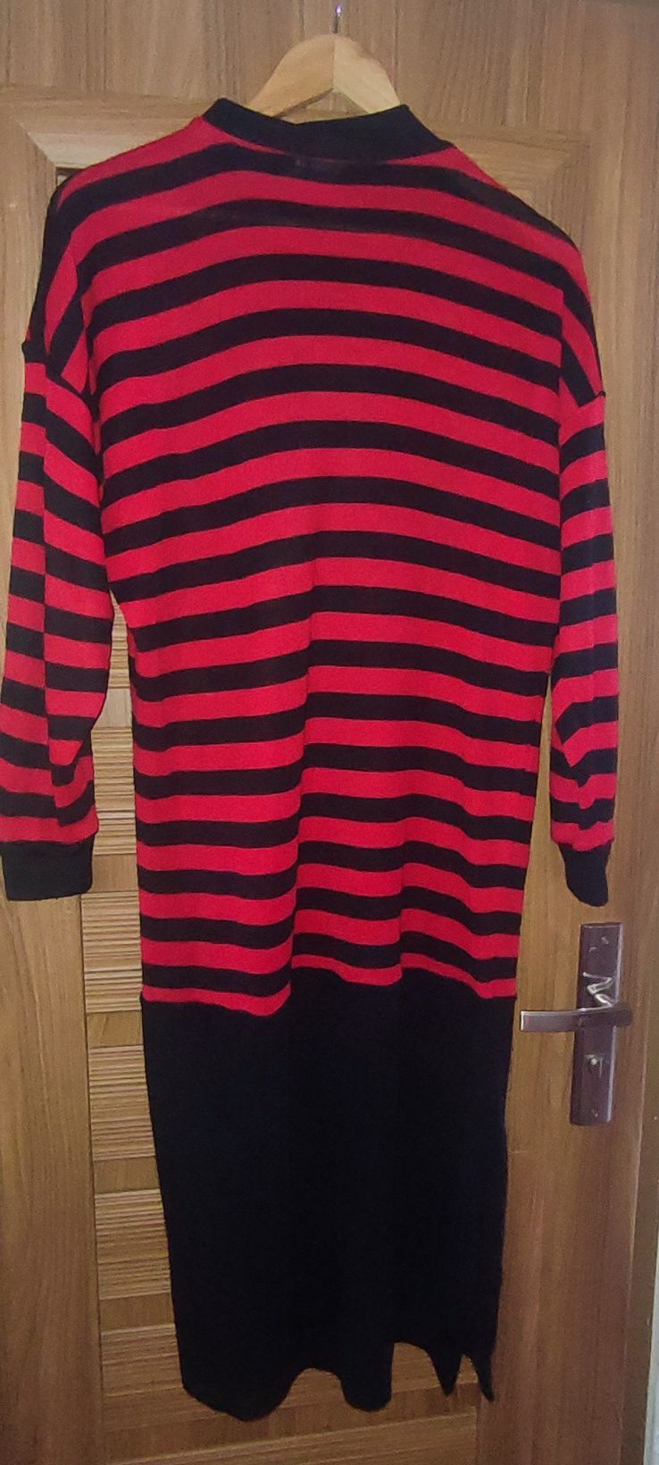 Sukienka dzianinową H&M rozm L do XL wymiary na fotkach