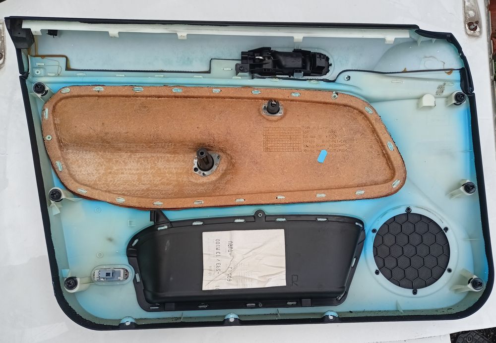 boczek drzwi tapicerka vw golf 4  prawy przód ##