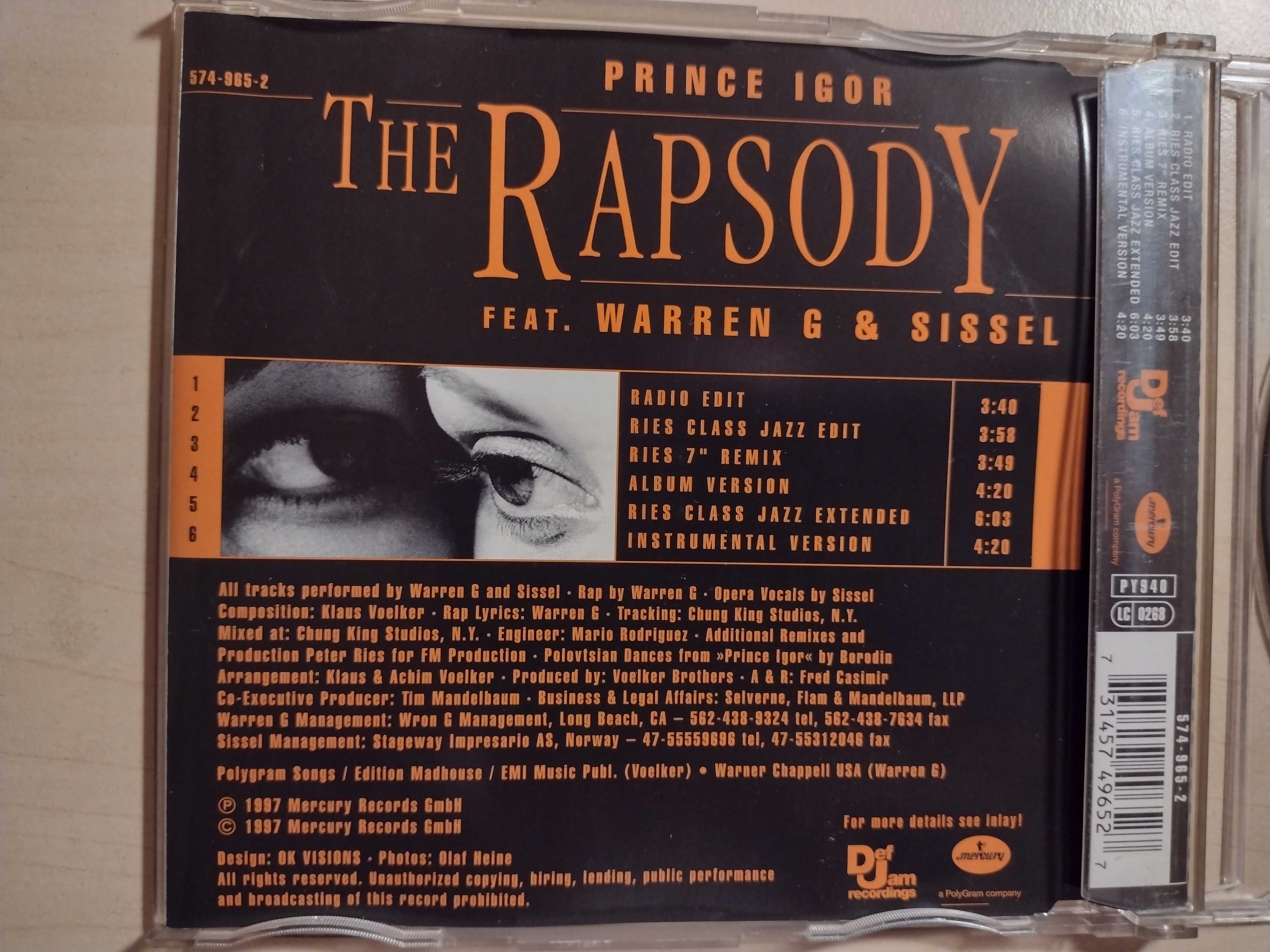 CD Prince Igor The Rapsody Warren G Sissel