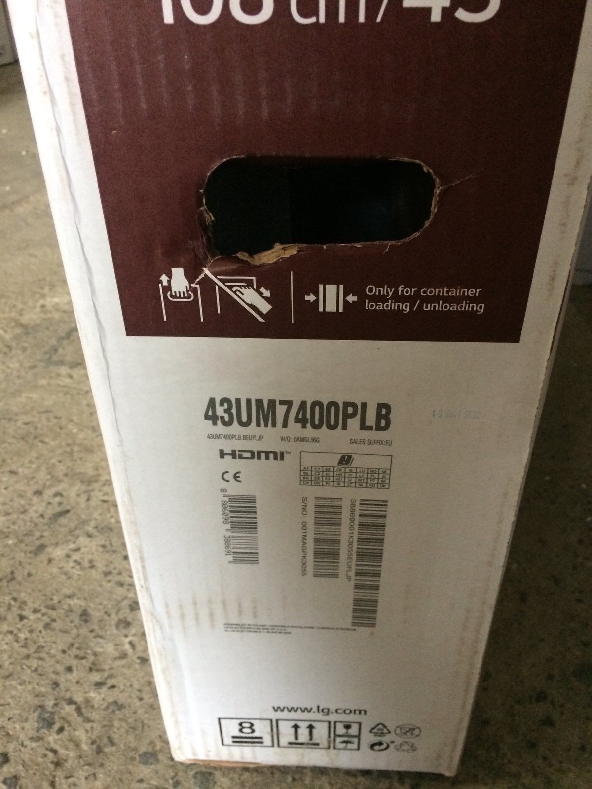 Телевізор LG 43 UM 7400 PLB