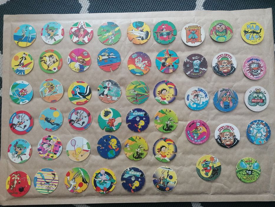 Tazos Matutano e Mad Caps