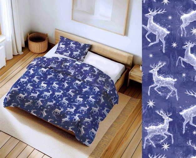Nowa pościel 140x200 cm z motywem świątecznym zimowym /różne wzory
