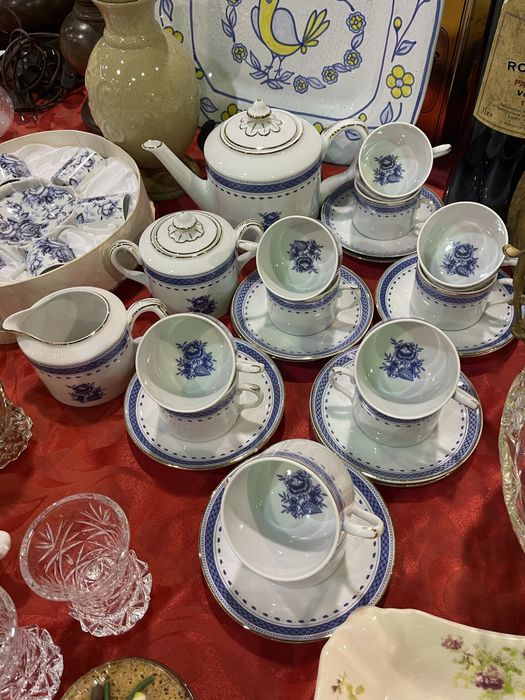 Conjunto completo de cha cozinha velha