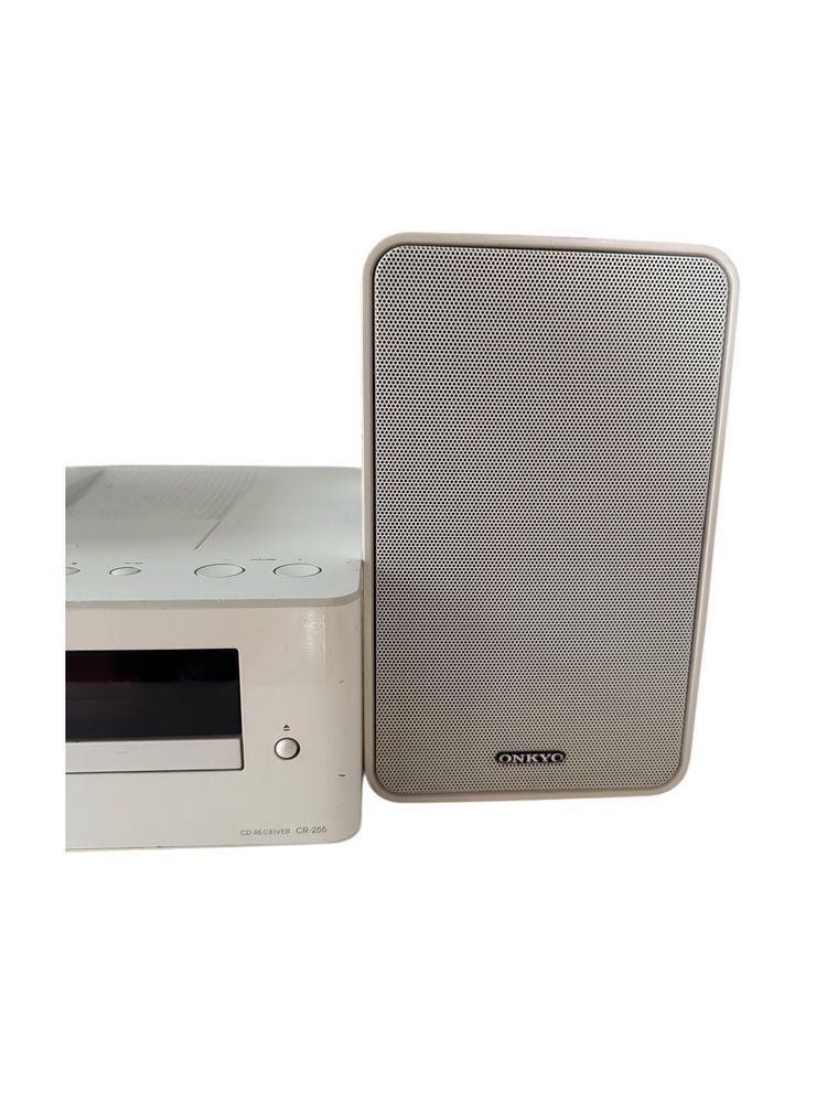 wieża stereo onkyo CR-255 biała wraz z głośnikami