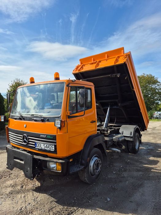 Mercedes 1117 wywrotka specjalny pługopiaskarka