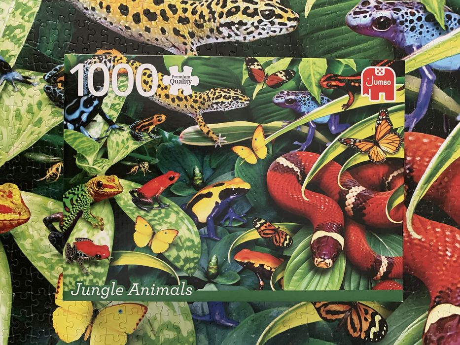 Puzzle Jumbo 1000. Jungle Animals