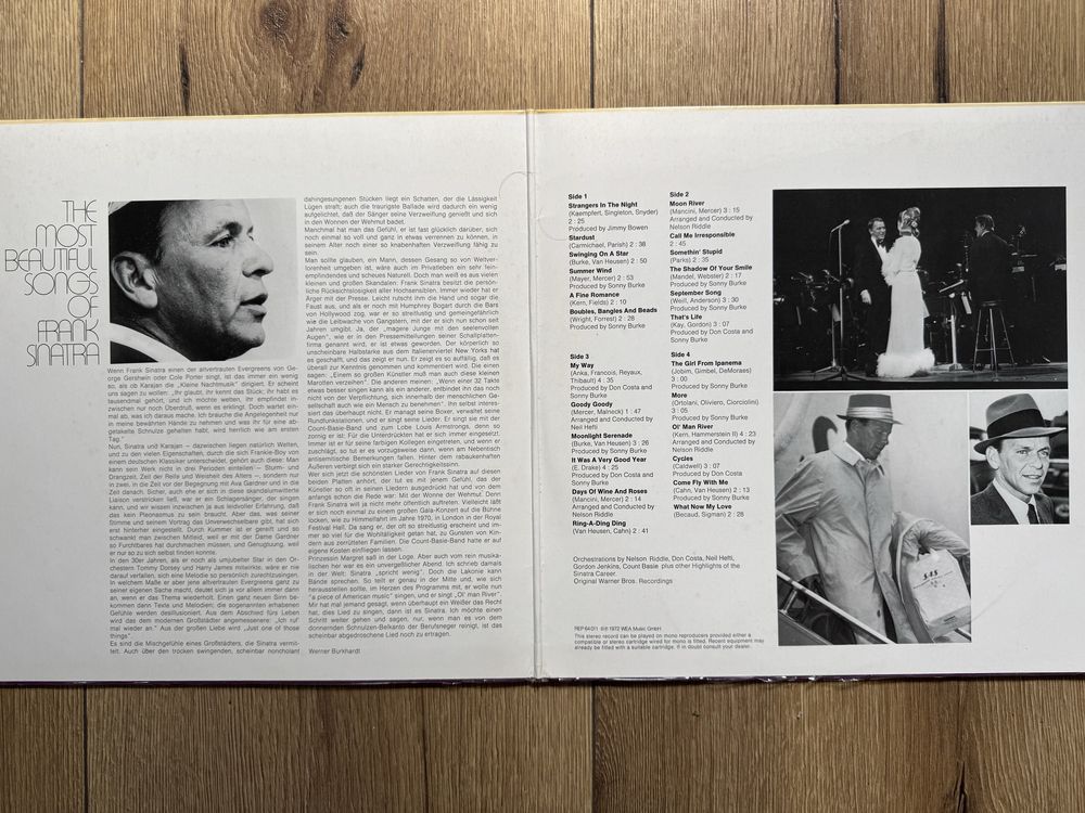 The Most Beautiful Songs od Frank Sinatra - 2 LP