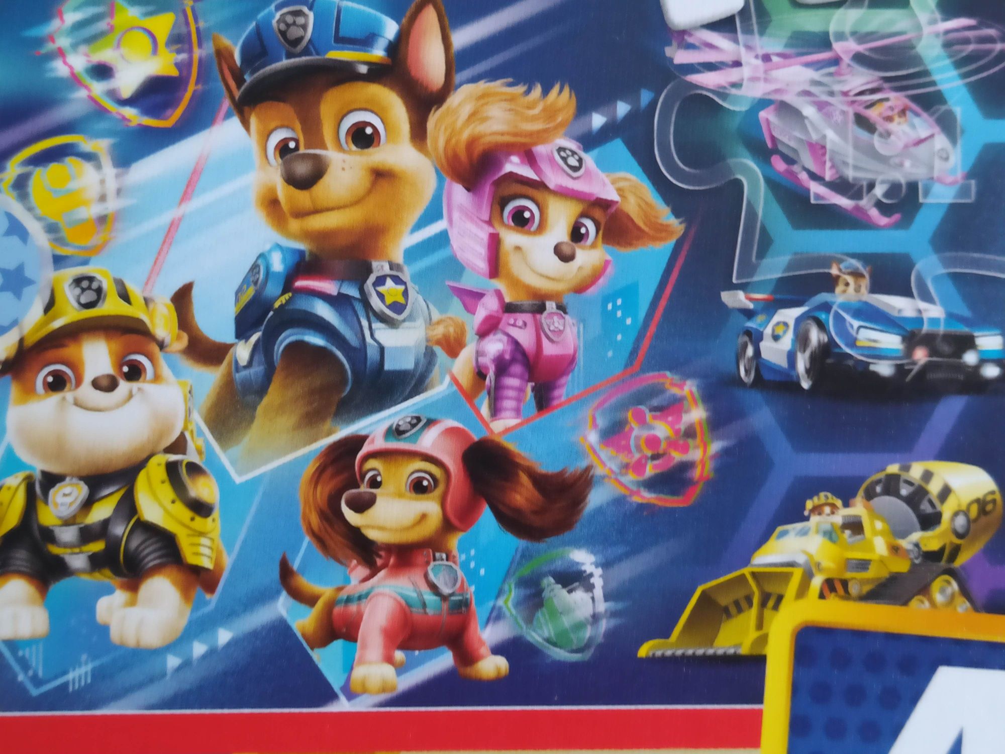 Psi Patrol puzzle 4 w 1 stan Bardzo Dobry