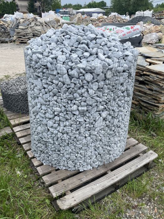 Otoczak Błękitny Grecki - Kamień do Ogrodu, Opaska, Rabata Donice Żwir