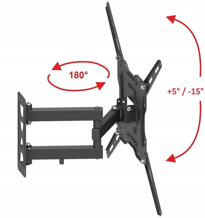 Wieszak TV Obrotowy 20-60 Cali Uniwersalny Uchwyt Telewizora