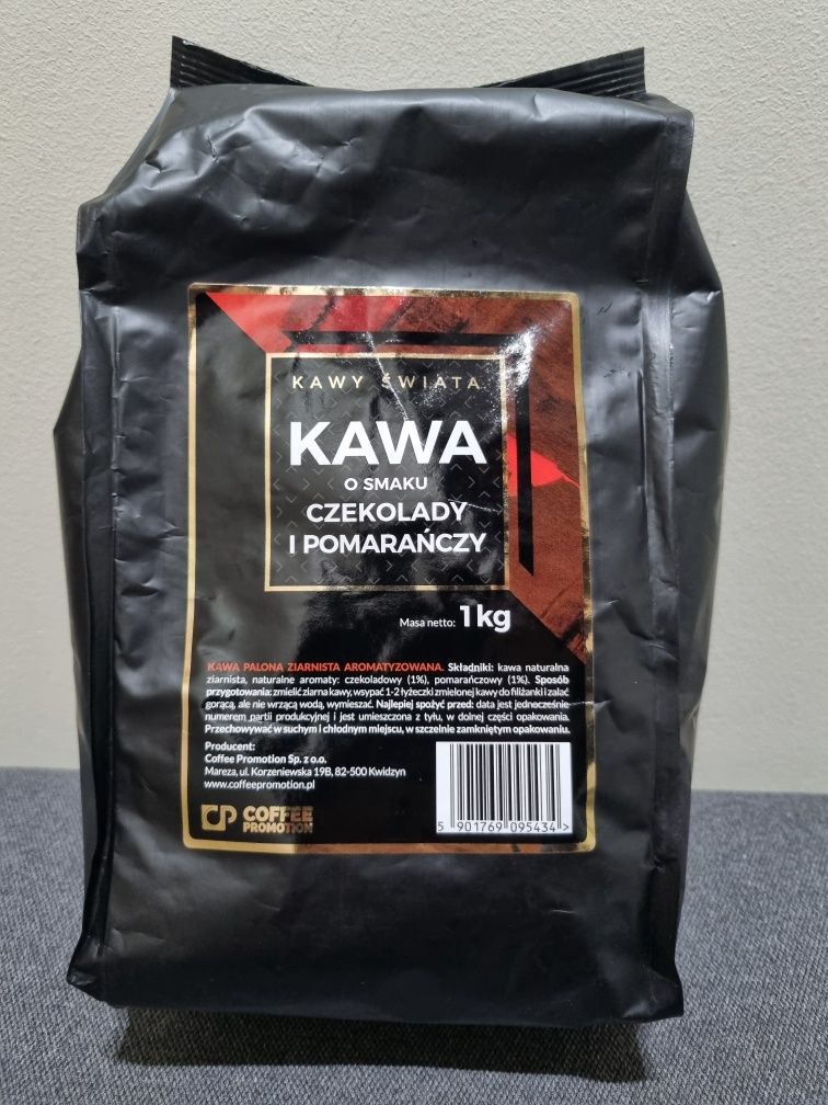 Kawy Świata kawa o smaku czekolady i pomarańczy 1kg