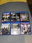 Pacote de 6 jogos ps4 dvd