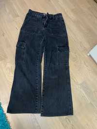 Чорні карго джинси