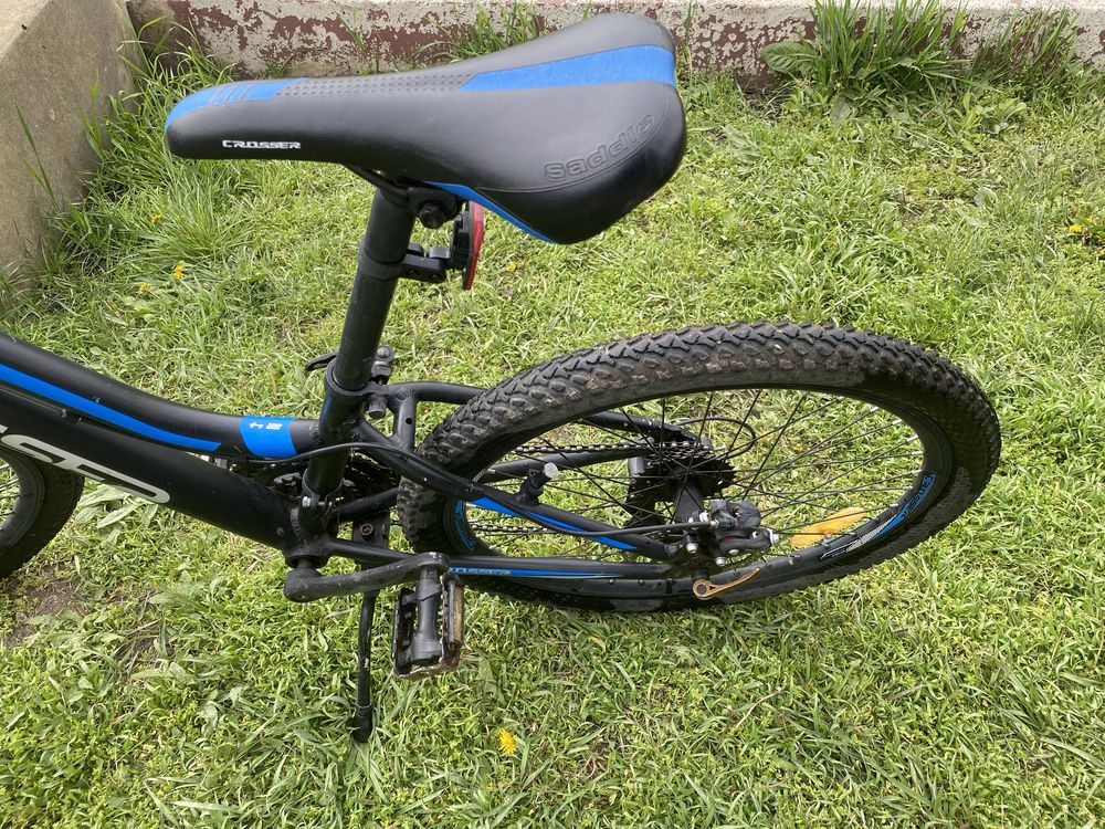 Велосипед для подростков Crosser Levin 24" синий