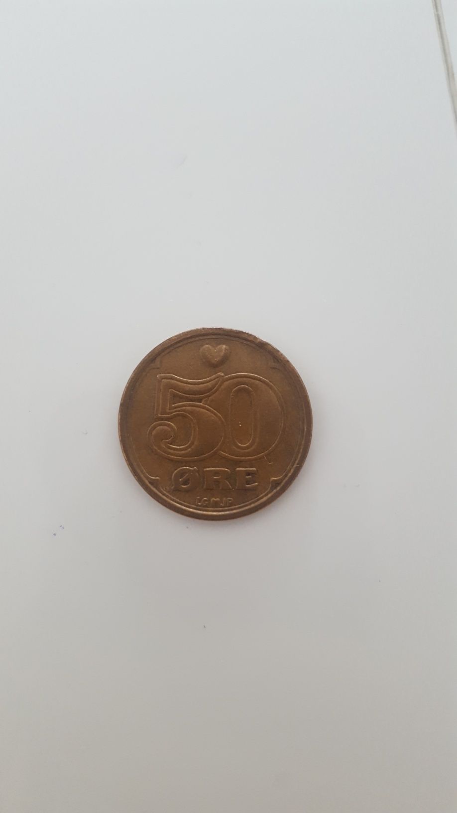 Moneta 50 ore Dania 1990r.