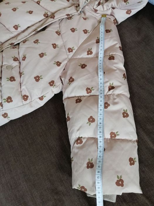 Куртка Zara р.116 зимова на дівчину бежева. Оригінал