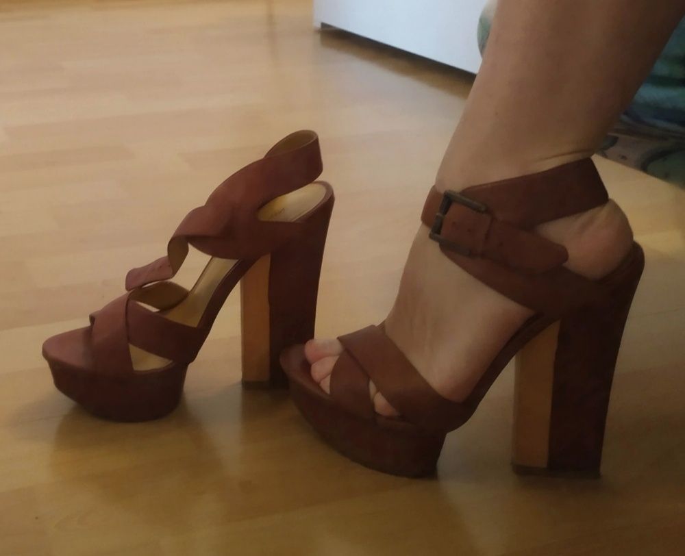 Wysokie sandaly Nine West roz.36