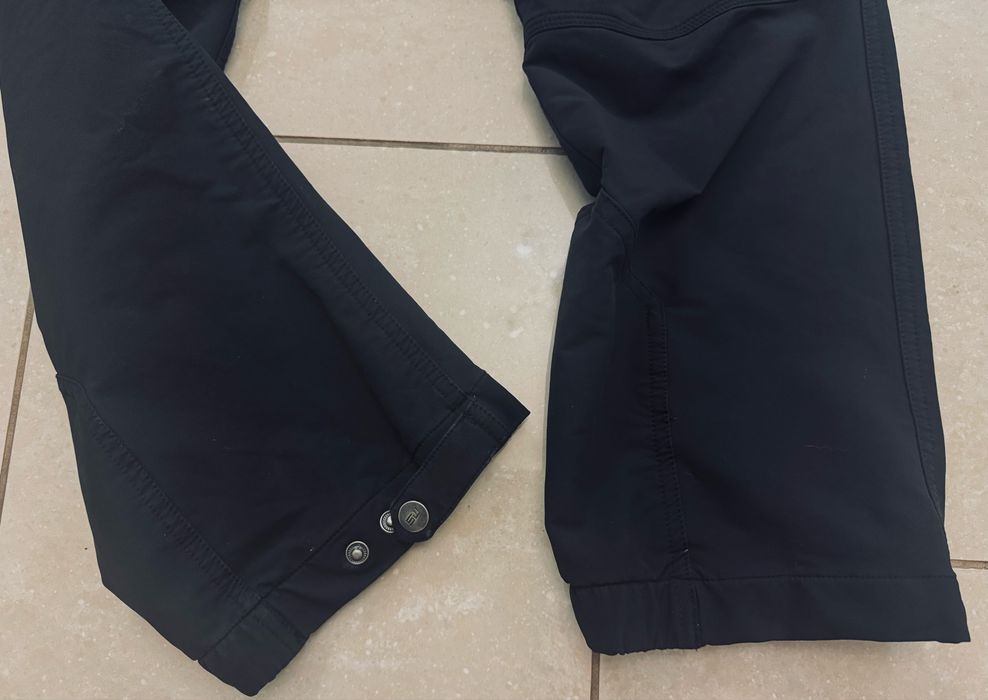 South West softshell trekkingowe M/L sportowe spodnie czarne męskie