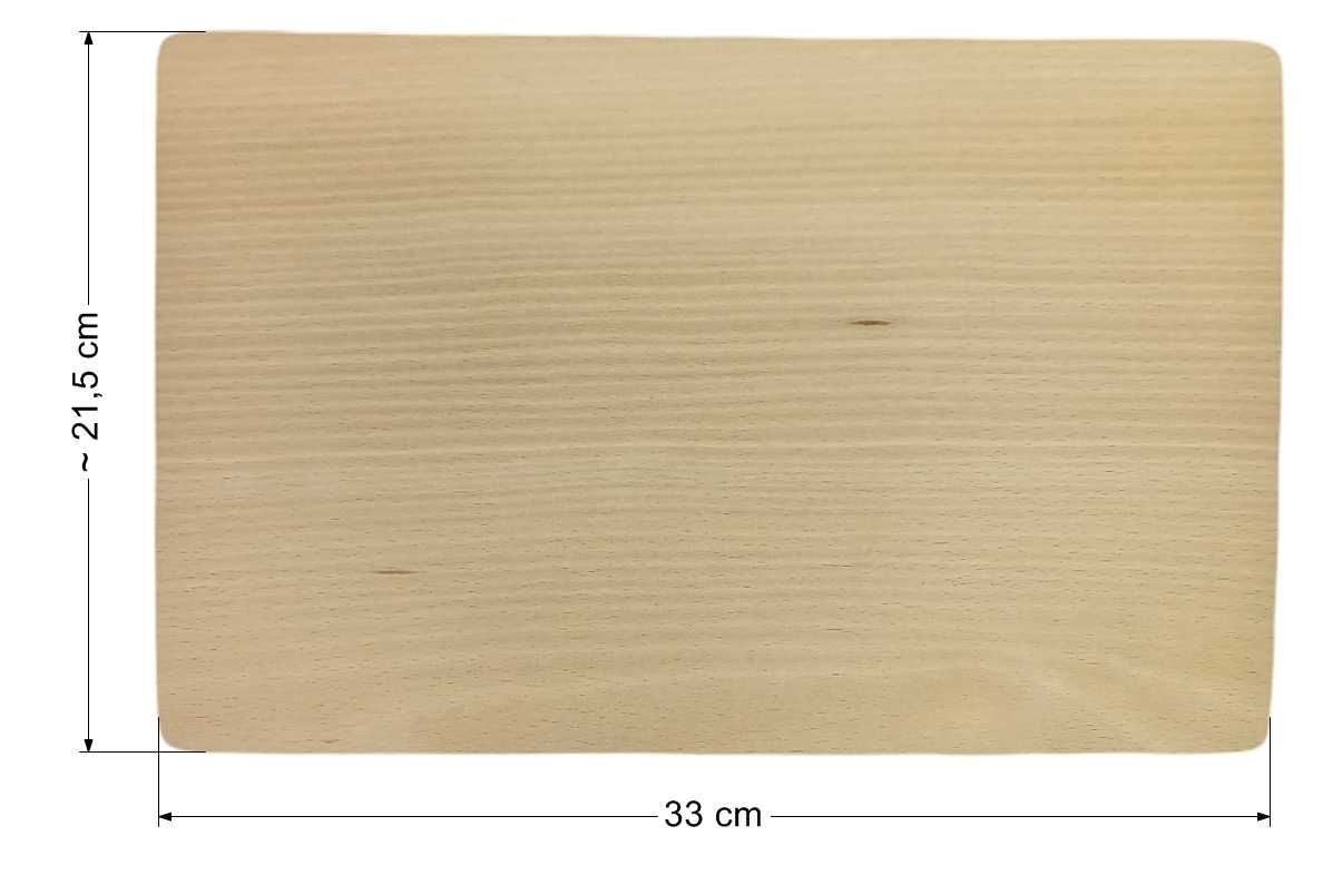 Deska kuchenna drewniana taca 33X21,5 cm