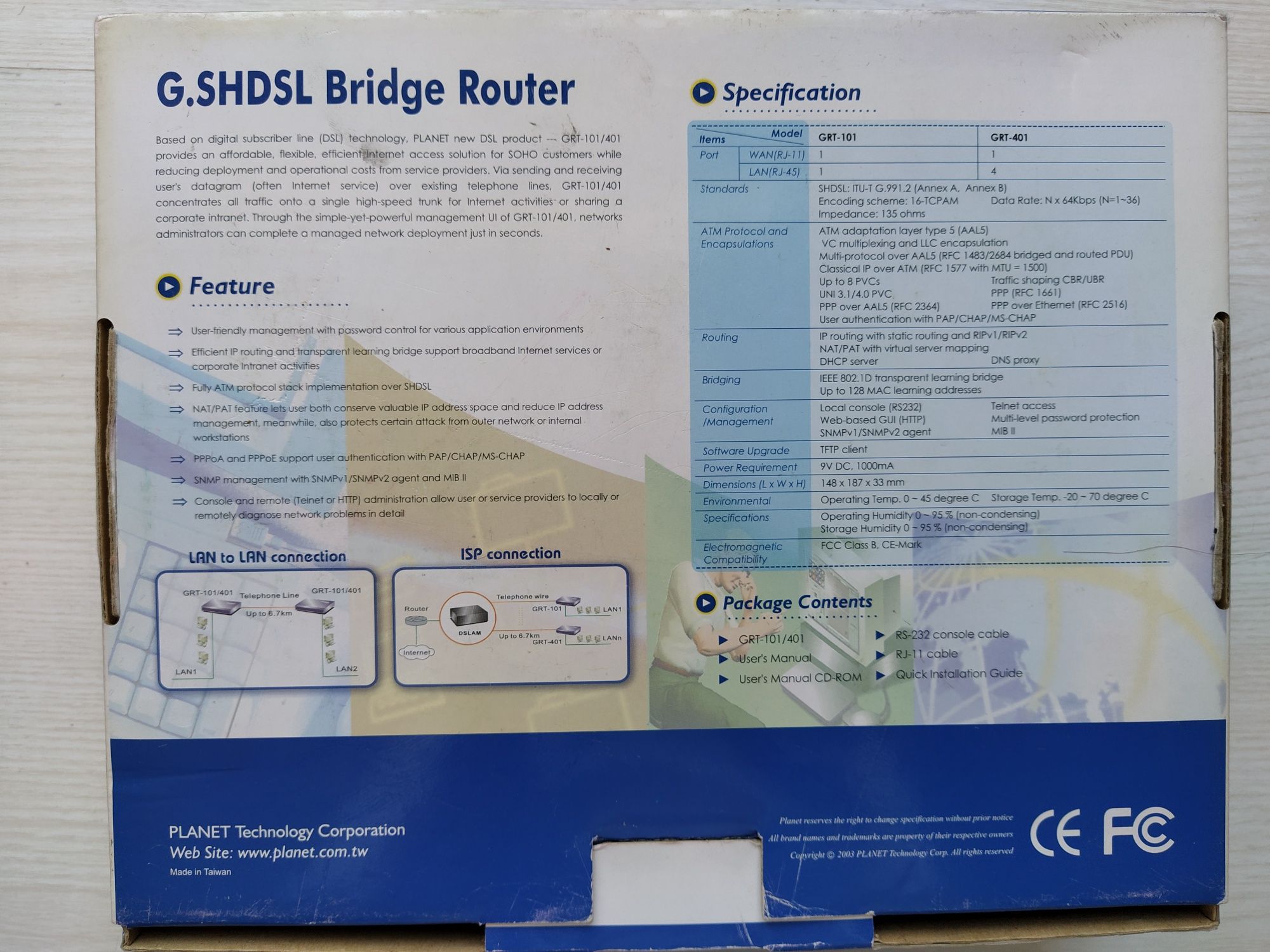 Роутер G.SHDSL Bridge Router GRT 101