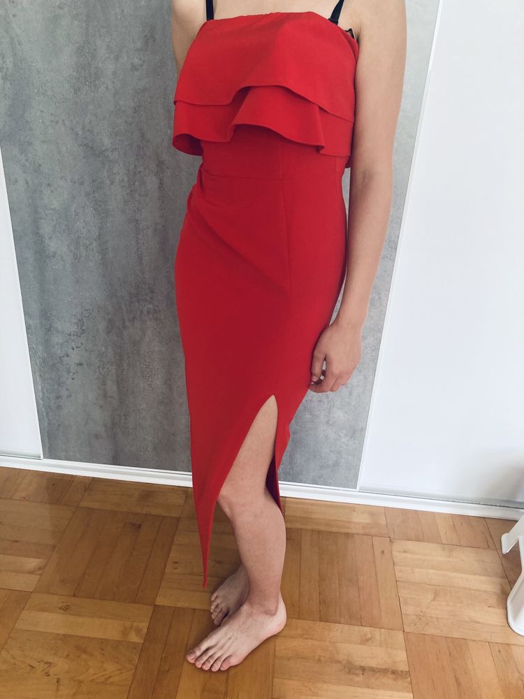 Sukienka czerwona Jolmar