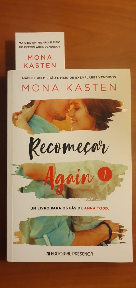 2 Livros  "Recomeçar Again" e "Já te disse que te amo?"