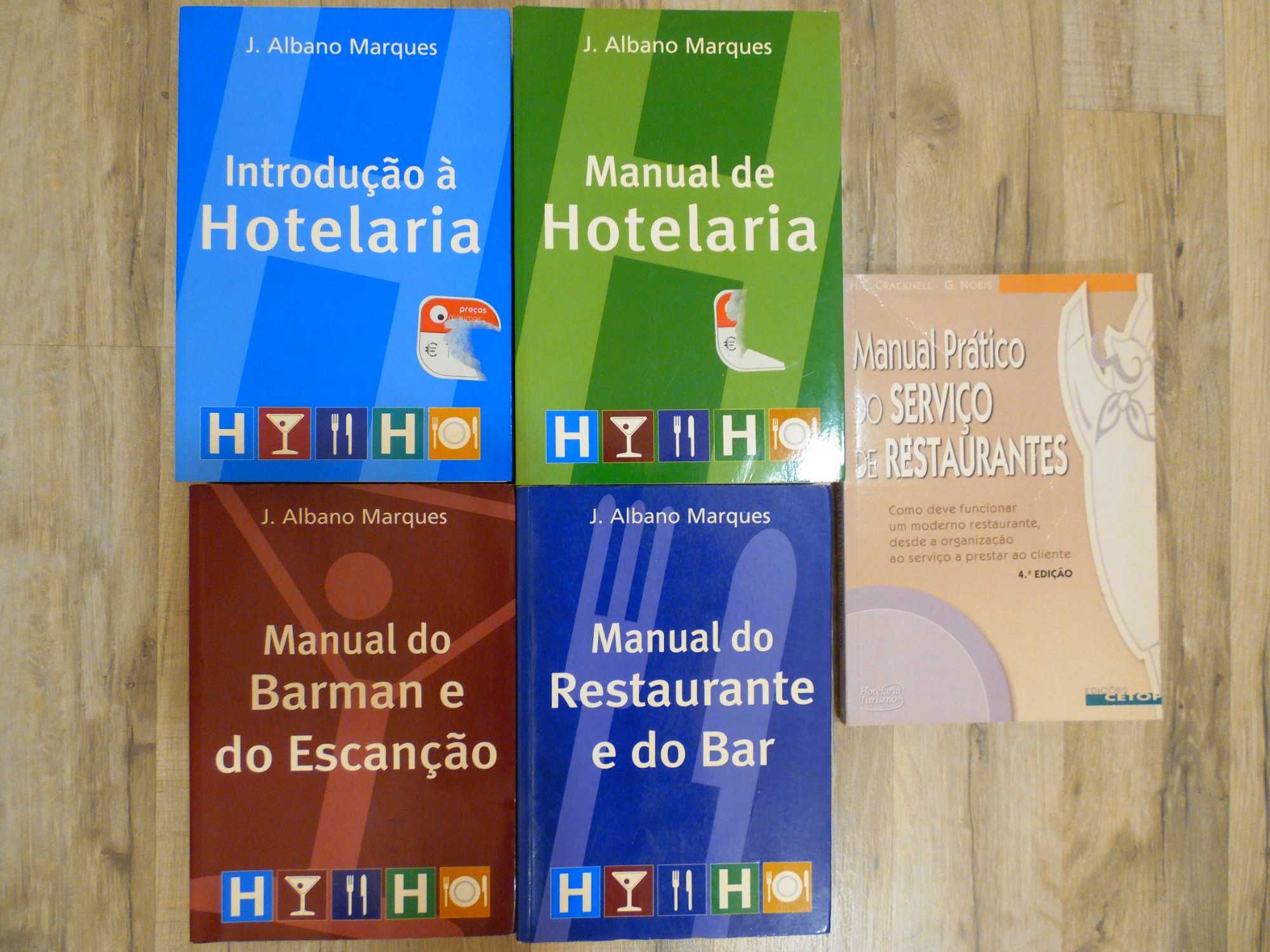 Livros Hotelaria, Bar, Restauração