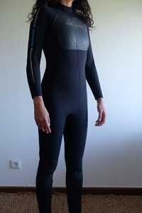 Fato de Surf Wet Suit Feminino 4/3 Deeply