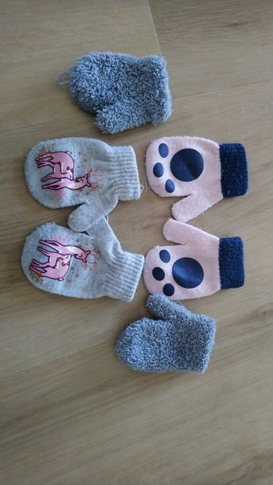 Rękawiczki małe jeden palec i czapka