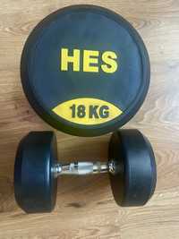 Dwie hantle hes po 18 kg tanio!