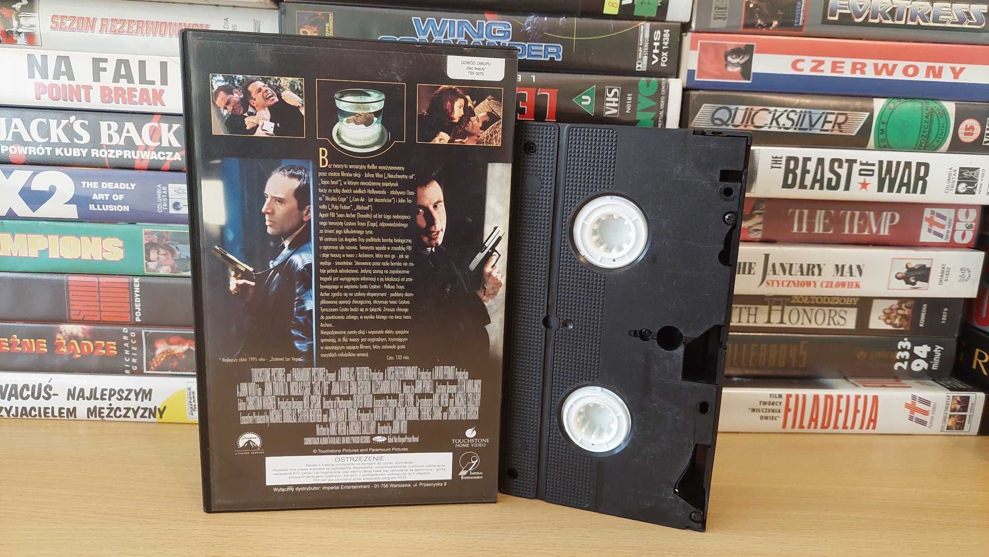 Bez Twarzy - (Face Off) - VHS